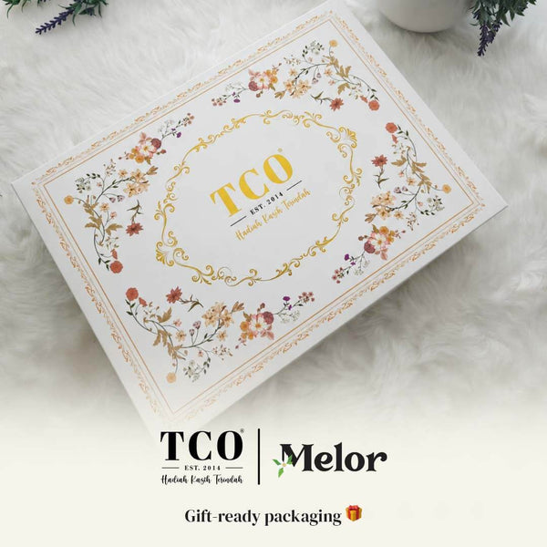 Telekung Melor in Black