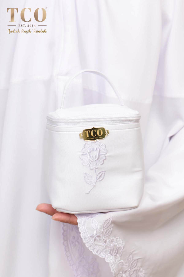 Nawa Mini Telekung in Pure White