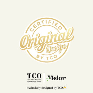 Telekung Melor in Black