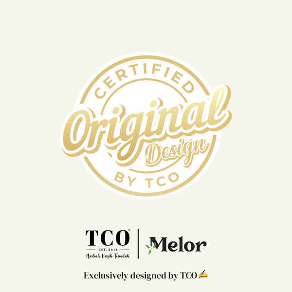 Telekung Melor in Black