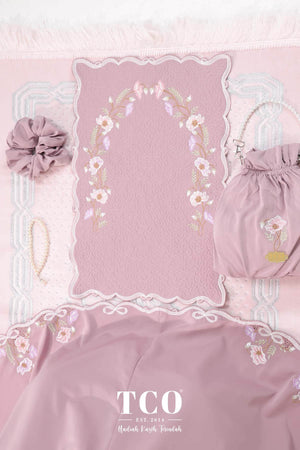 [LIMITED] Telekung Blossom Luxe in Dusty Mauve