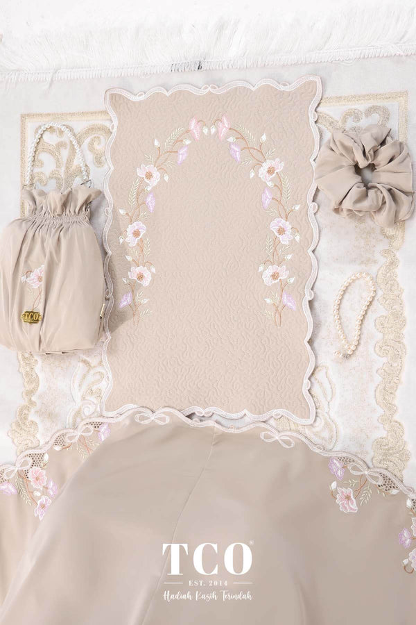 [LIMITED] Telekung Blossom Luxe in Hazel Wood