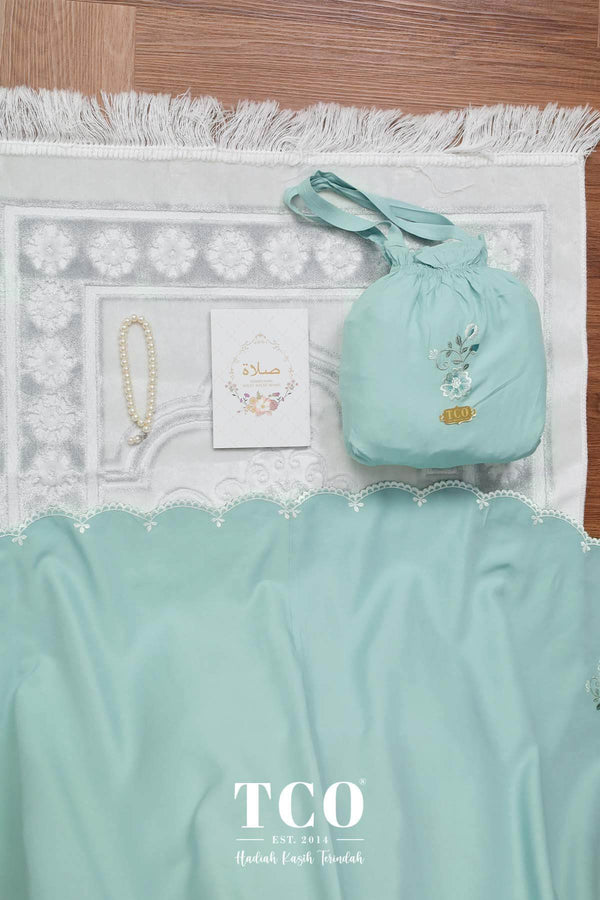 Telekung Pearl Ratna in Dusty Sky