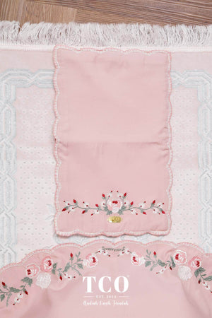 Telekung Pearl Rosabella in Pinky Blush