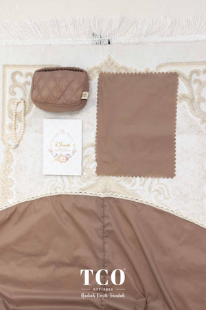 Telekung Travel Ezi Vera in Brown