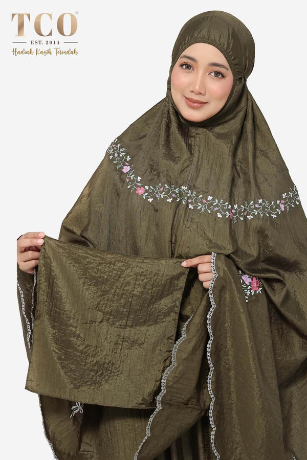 Telekung Travel Wander in Army Green