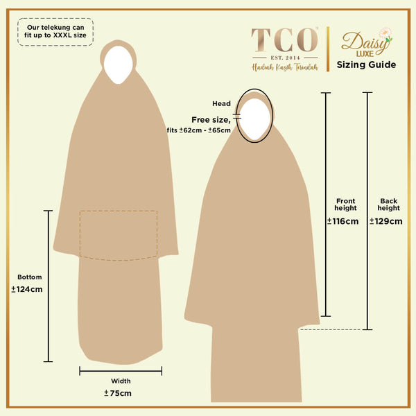 Telekung Daisy Luxe
