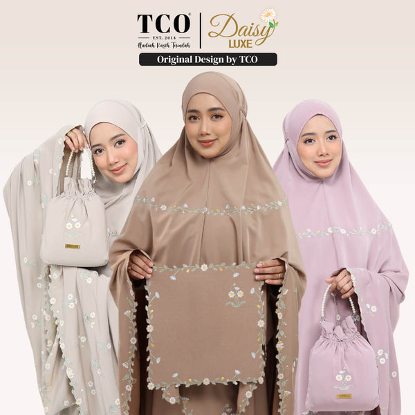 Telekung Daisy Luxe