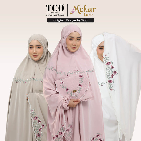 Telekung Mekar Luxe