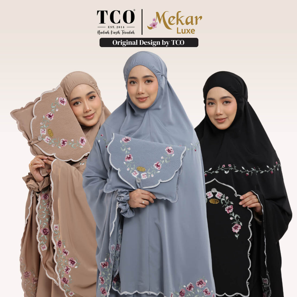 Telekung Mekar Luxe