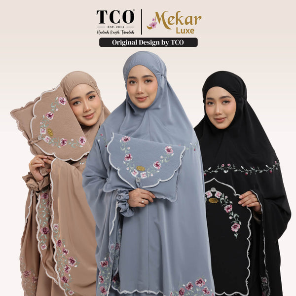 Telekung Mekar Luxe