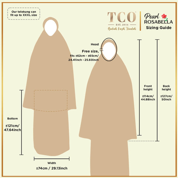 Telekung Pearl Rosabella