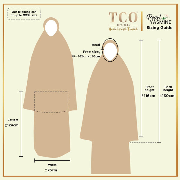 Telekung Pearl Yasmine