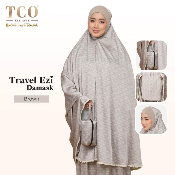 Telekung Travel Ezi Damask