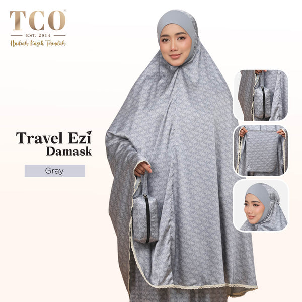 Telekung Travel Ezi Damask