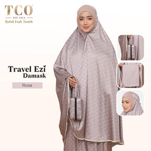 Telekung Travel Ezi Damask